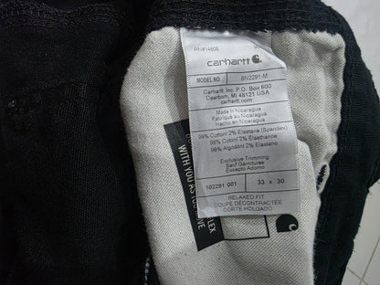 Pantalon Relaxed Fit Carhartt 33x30 Negro (Usado)
