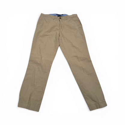 Pantalon Custom Fit Tommy Hilfiger 34x32 Cafe (Usado)