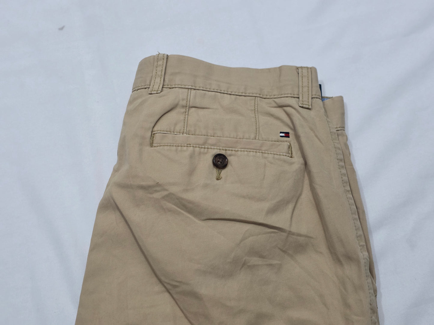Pantalon Custom Fit Tommy Hilfiger 34x32 Cafe (Usado)