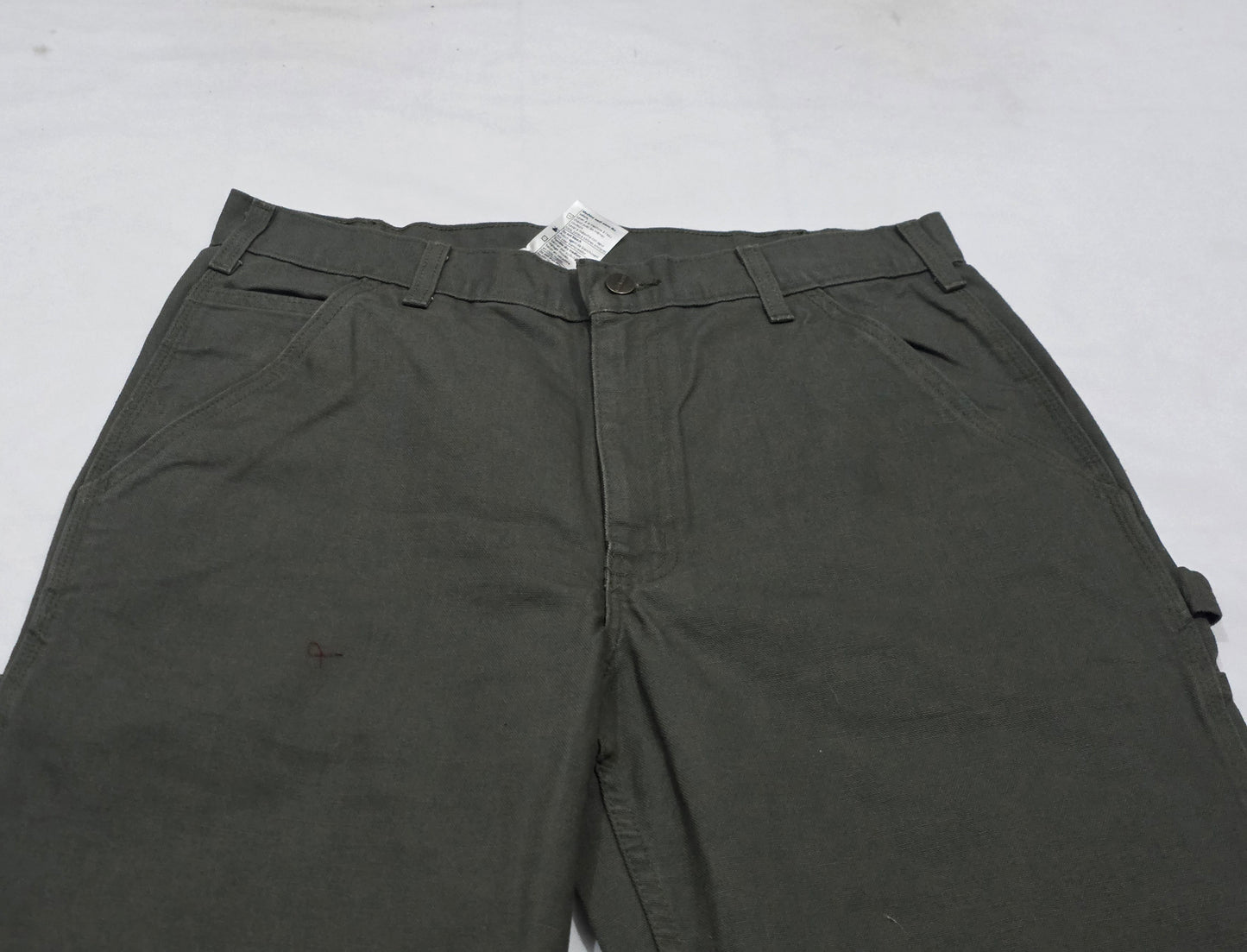 Pantalon Relaxed Fit Carhartt 34x30 Verde (Usado)