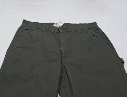 Pantalon Relaxed Fit Carhartt 34x30 Verde (Usado)