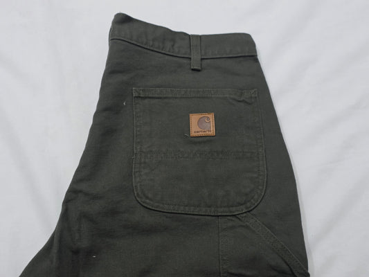Pantalon Relaxed Fit Carhartt 34x30 Verde (Usado)