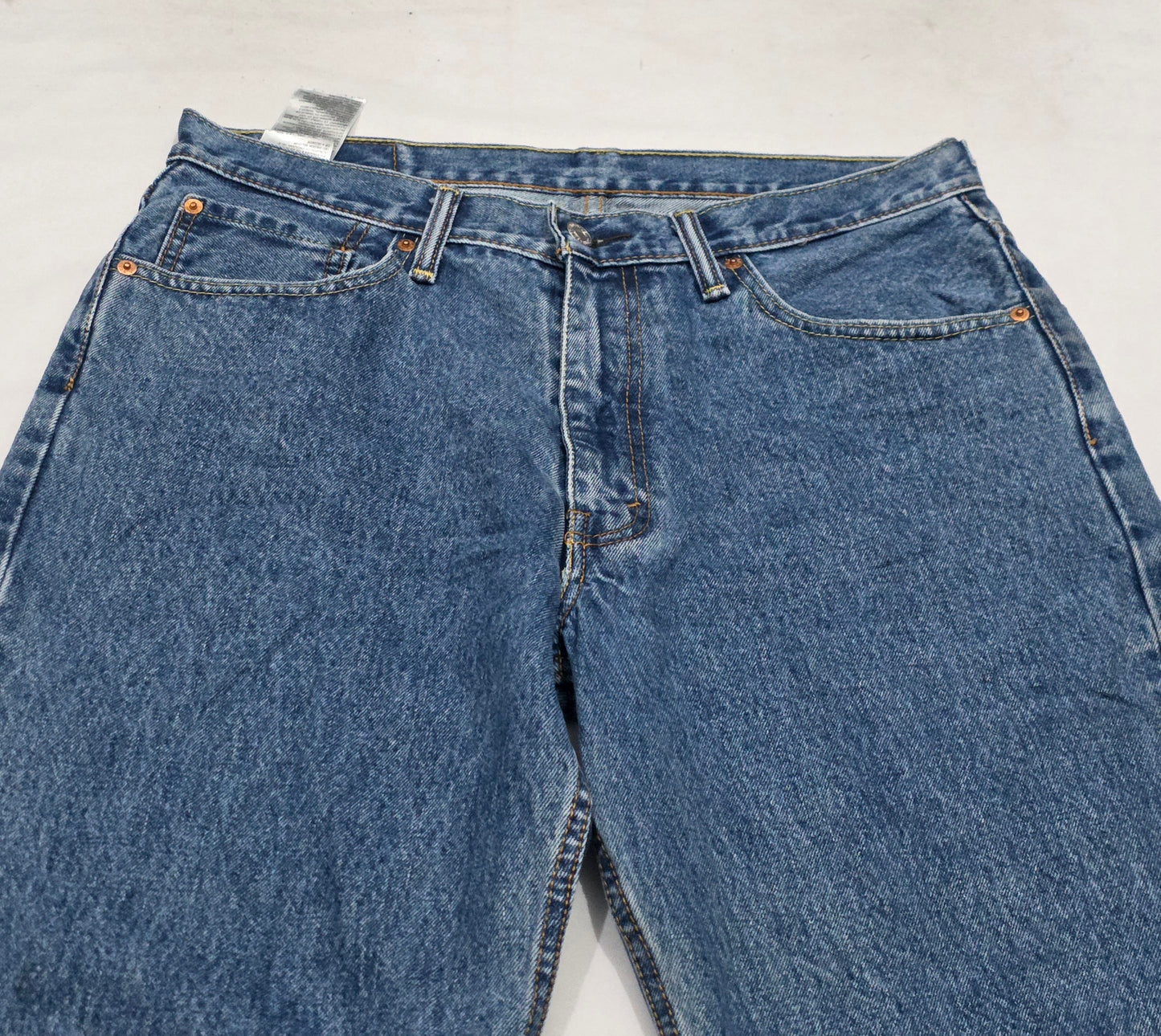Pantalon Recto Levis 550 34x32 Azul (Usado)