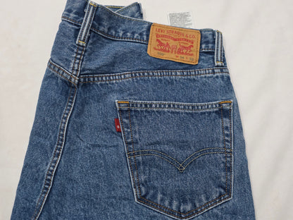 Pantalon Recto Levis 550 34x32 Azul (Usado)
