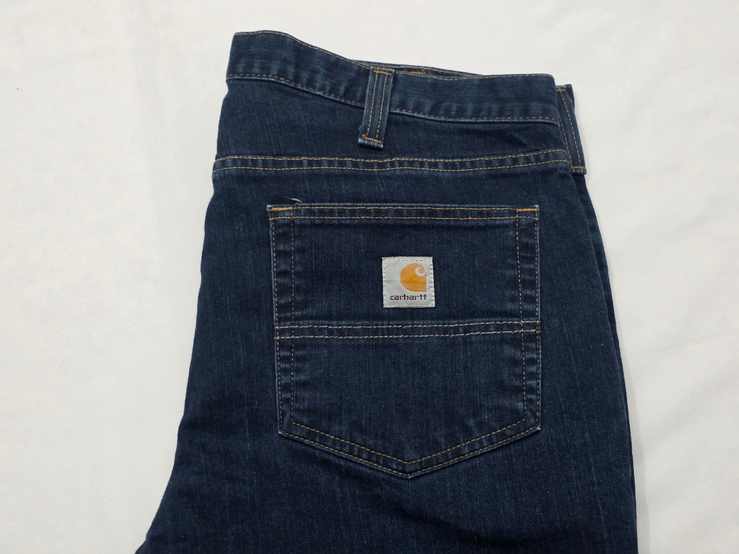 Pantalon Recto Carhartt 36x30 Azul (Usado)