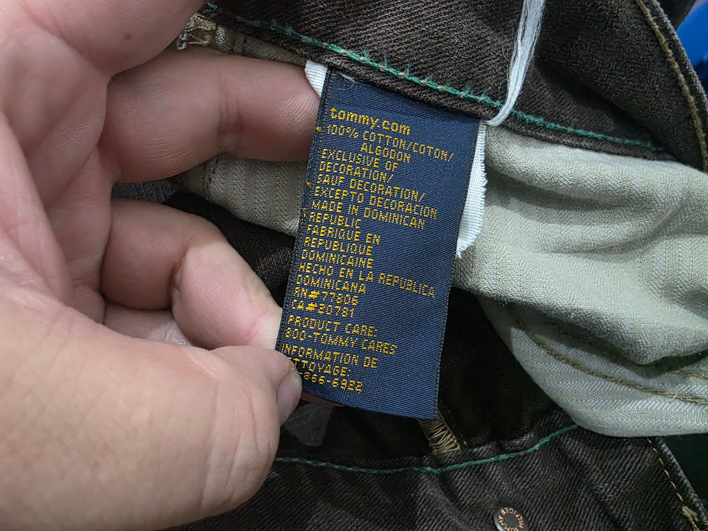 Pantalon Freedom Fit Tommy Hilfiger 36x32 Cafe (Usado)