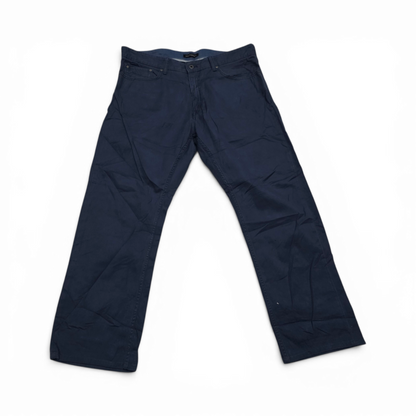 Pantalon Banana Republic 36x32 Recto Azul Metalico (Usado)