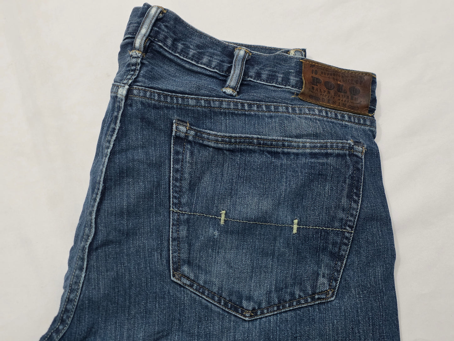 Pantalon Ralph Lauren 38x32 Recto Azul Marino (Usado)