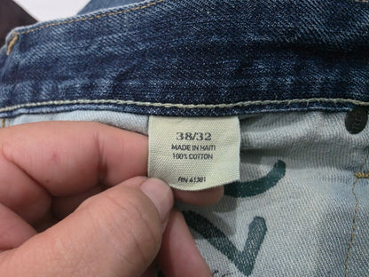 Pantalon Ralph Lauren 38x32 Recto Azul Marino (Usado)