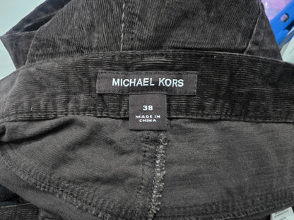 Pantalon Michael Kors 38 Recto Cafe Pana (Usado)