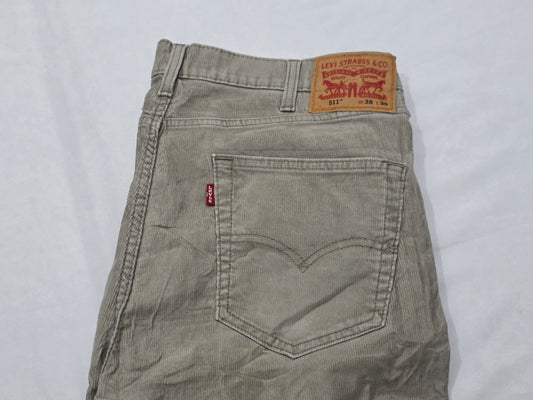 Pantalon Levis 511 38x30 Slimfit Cafe Claro (Usado)