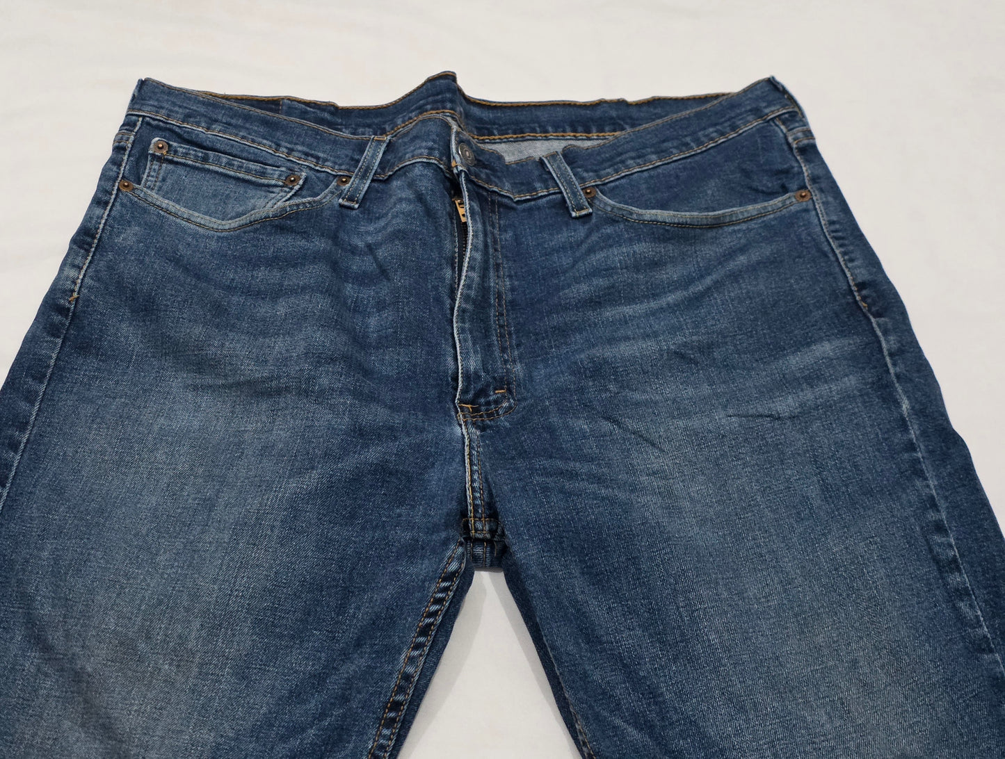 Pantalon Levis 514 38x30 Recto Azul Deslavado (Usado)
