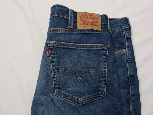 Pantalon Levis 514 38x30 Recto Azul Deslavado (Usado)