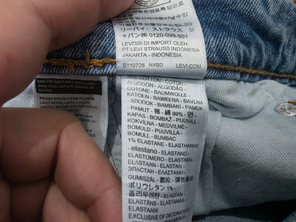 Pantalon Levis 550 38x34 Recto Azul Claro (Usado)