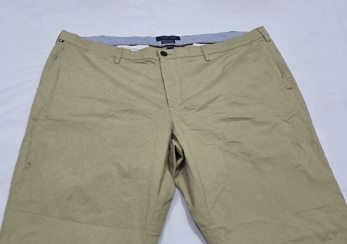 Pantalon Tommy Hilfiger 40x32 Regular Fit Cafe (Usado)