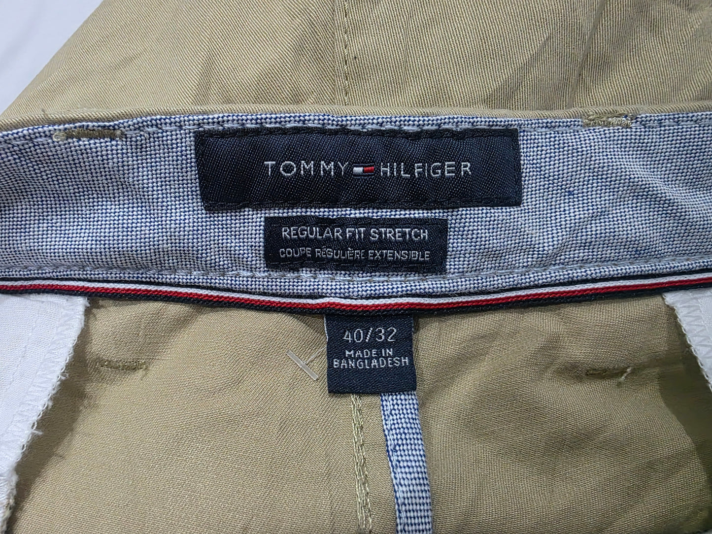 Pantalon Tommy Hilfiger 40x32 Regular Fit Cafe (Usado)