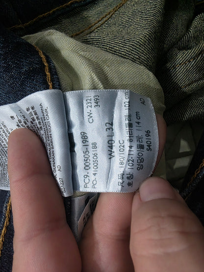 Pantalon Levis 505 40x32 Recto Azul Marino (Usado)
