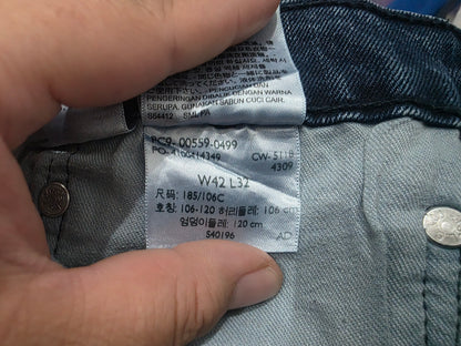Pantalon Levis 559 42x32 Relajado Recto Azul Marino (Usado)