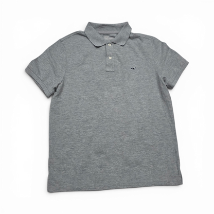 Playera Polo Vineyard Vines Xchico Xs Gris (Usado)