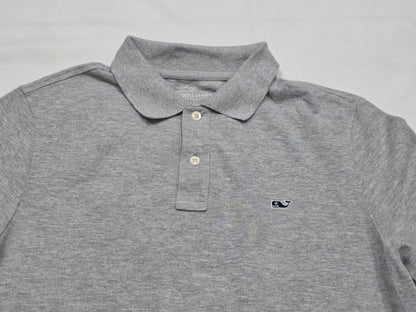 Playera Polo Vineyard Vines Xchico Xs Gris (Usado)
