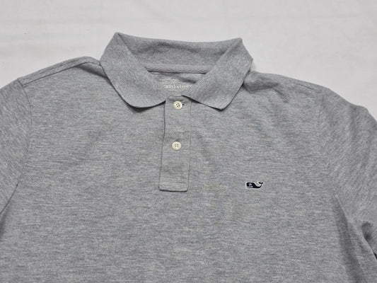 Playera Polo Vineyard Vines Xchico Xs Gris (Usado)