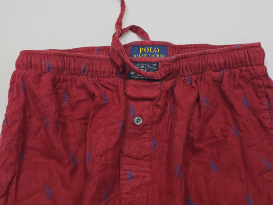 Pijama Ralph Lauren Chico S Rojo Pony Azul (Usado)