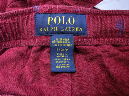 Pijama Ralph Lauren Chico S Rojo Pony Azul (Usado)