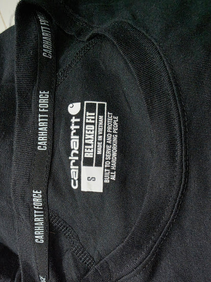 Playera Manga Larga Carhartt Chico S Relaxed Fit Negro (Usado)