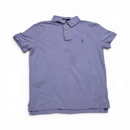 Playera Polo Ralph Lauren Chico S Custom Slimfit Lila (Usado)