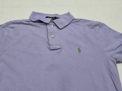 Playera Polo Ralph Lauren Chico S Custom Slimfit Lila (Usado)