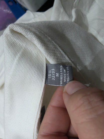 Camisa Michael Kors Mediana 15 1/2 32-33 Blanca (Usado)