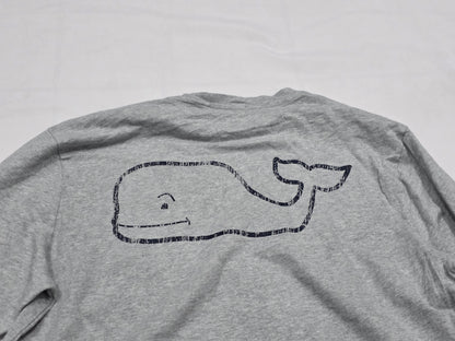 Playera Manga Larga Vineyard Vines Mediana M Gris (Usado)