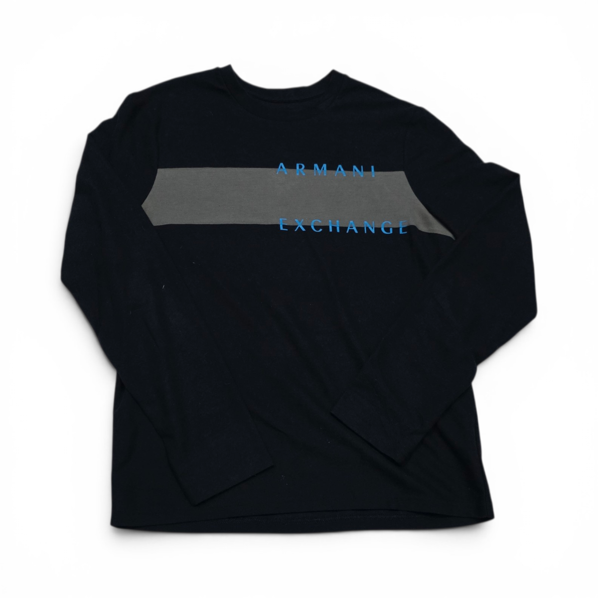 Playera Manga Larga Armani Exchange Mediana M Negro (Usado)