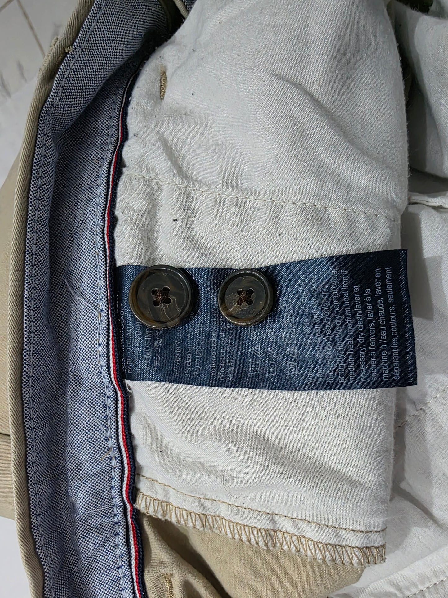 Bermuda Tommy Hilfiger Talla 32 Café (Usado)