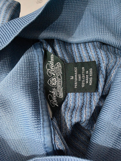 Playera Polo Brooks Brothers Mediana M Azul Lineas (Usado)