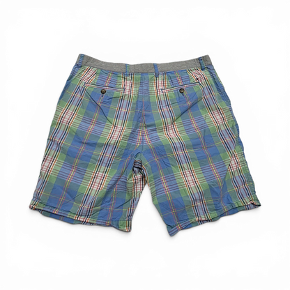 Bermuda Tommy Hilfiger Talla 36 Cuadro Azul Y Verde (Usado)