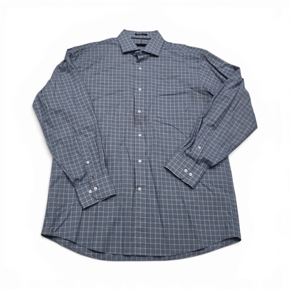 Camisa Tommy Hilfiger Grande L Cuadro Azul (Usado)