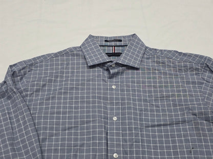 Camisa Tommy Hilfiger Grande L Cuadro Azul (Usado)