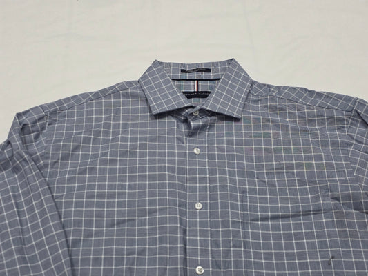 Camisa Tommy Hilfiger Grande L Cuadro Azul (Usado)