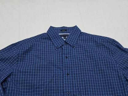 Camisa Slim Fit Tommy Hilfiger Grande L Azul Marino (Usado)