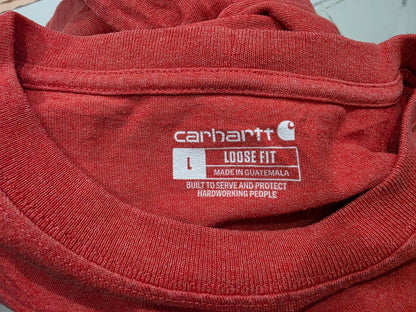 Playera Losse Fit Carhartt Grande L Coral (Usado)