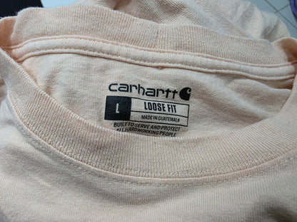 Playera Manga Larga Loose Fit Carhartt Grande L Rosa (Usado)