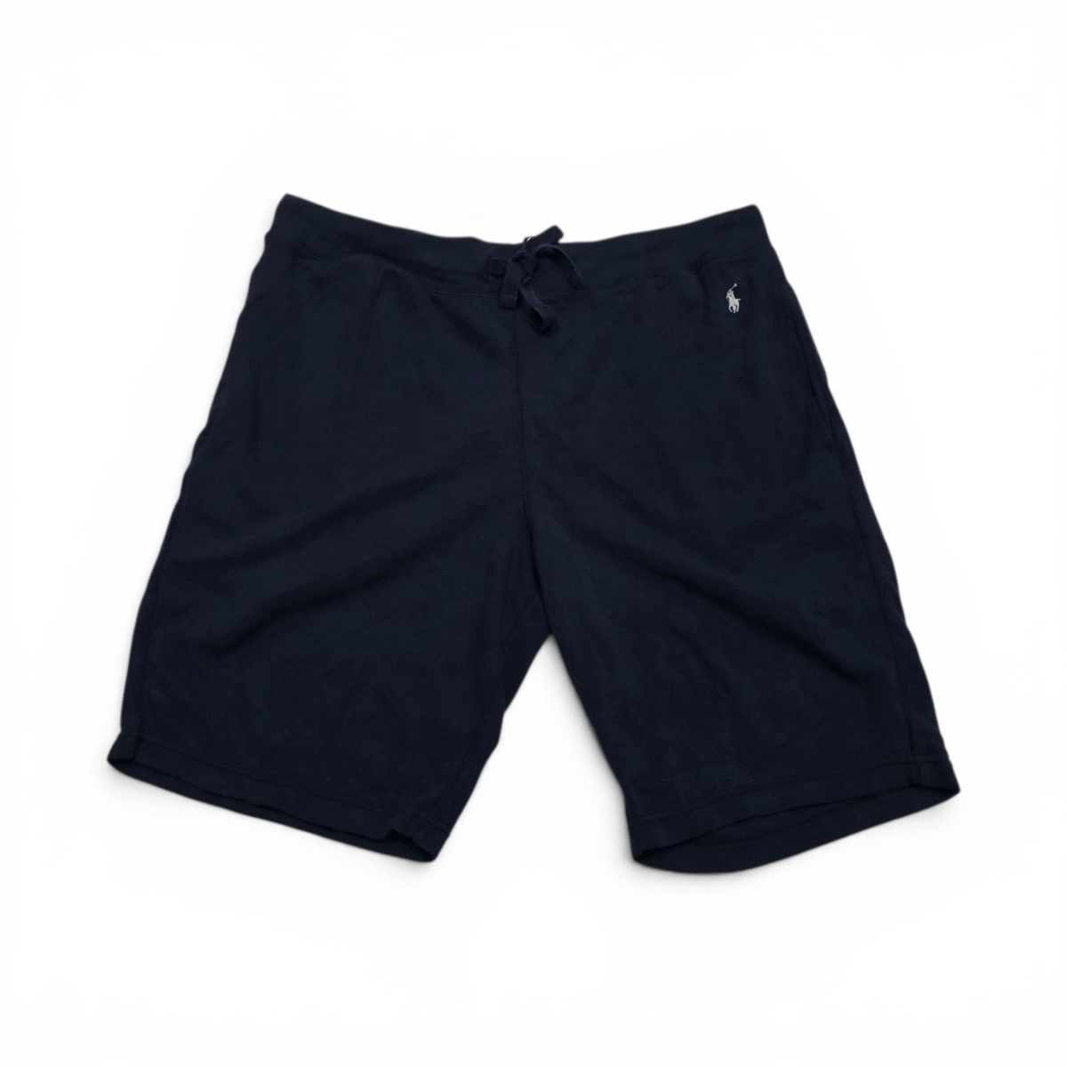 Bermuda Ralph Lauren Grande L Azul Pony Blanco (Usado)