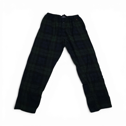 Pijama Ralph Lauren Grande L Verde Azul (Usado)
