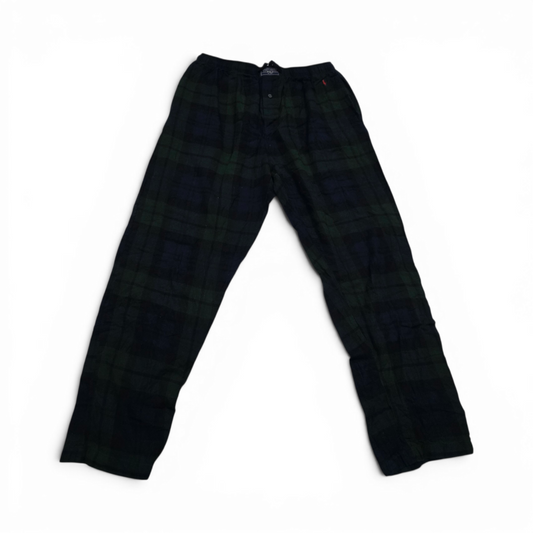 Pijama Ralph Lauren Grande L Verde Azul (Usado)