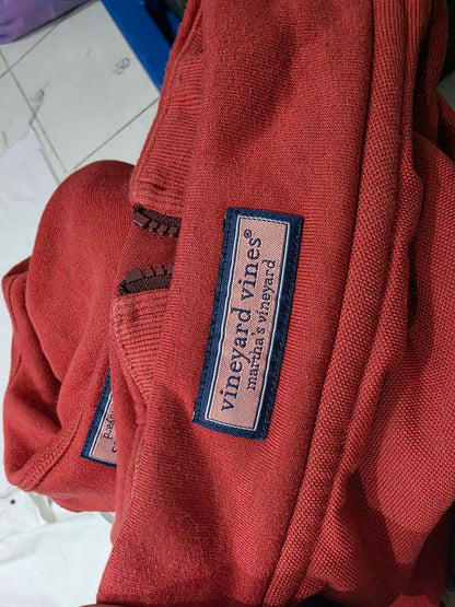 Sudadera Vineyard Vines Grande L Coral Oscuro (Usado)