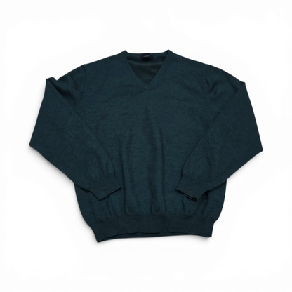 Sueter Brooks Brothers Grande L Verde Cuello V (Usado)