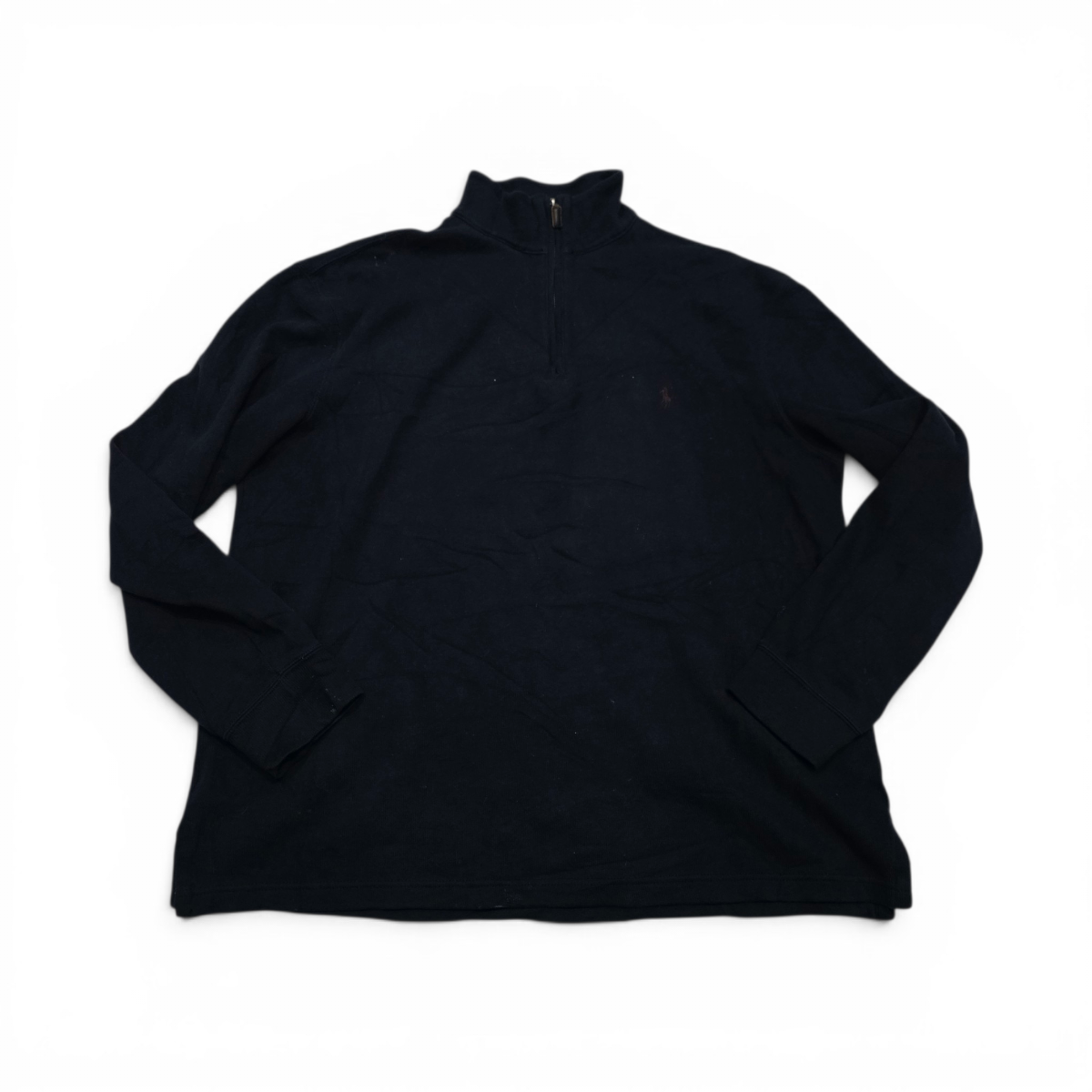 Sueter Ralph Lauren Grande L Azul Cierre Corto Azul Grande