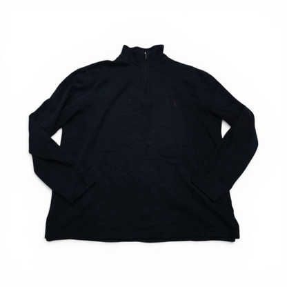 Sueter Ralph Lauren Grande L Azul Cierre Corto Azul Grande