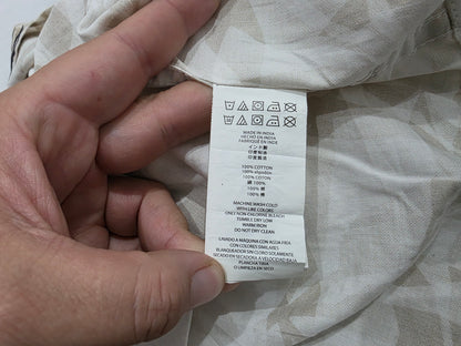 Camisa Manga Corta Michale Kors Xgrande Xl Cafe Hojas (Usado)